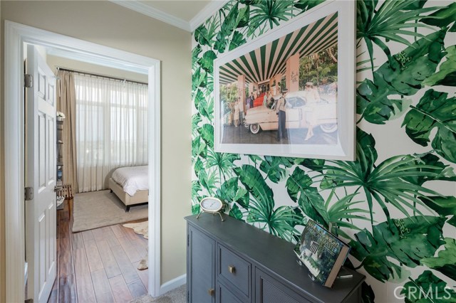 walkway to master suite