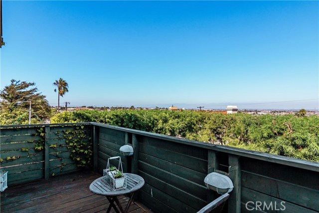 Master deck with panoramic city views.