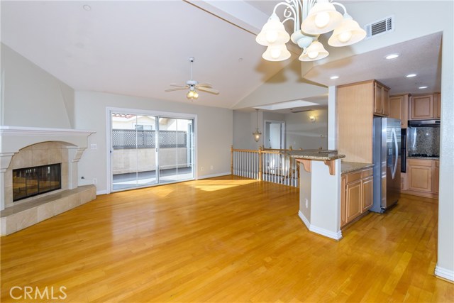 Living Room looking out to the Deck/Patio!