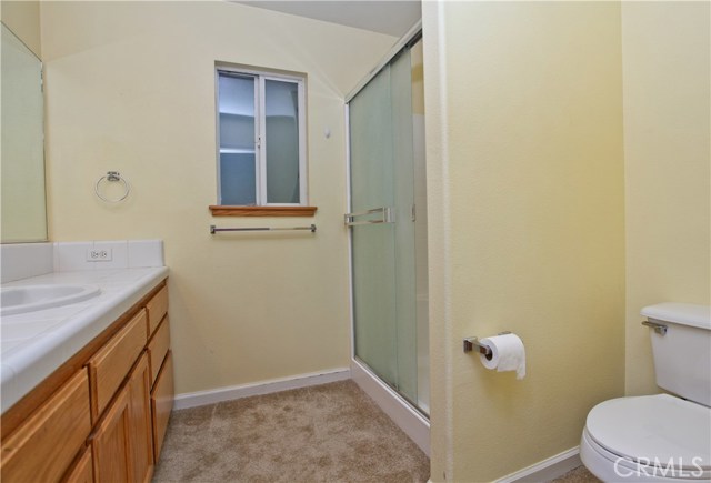 Walk in shower in master bathroom