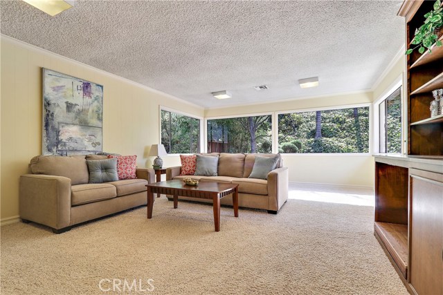 Family room opens to back yard.