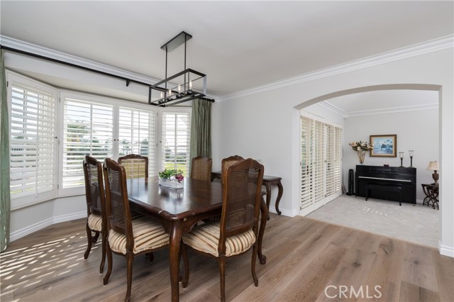 Gorgeous formal dining room with all new 9