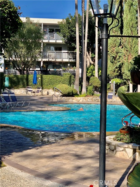 Lovely swimming pool and large jacuzzi tub, too.