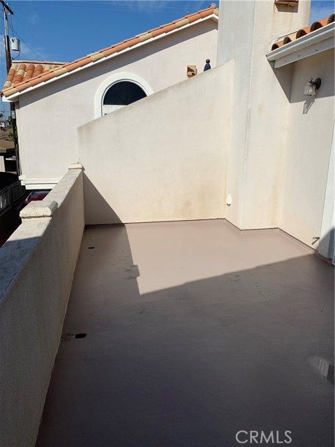 deck off master bedroom and living room