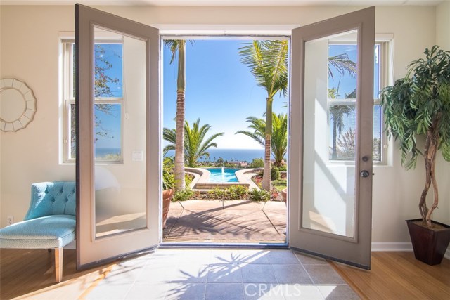 View from Master Bedroom of Water Fountain