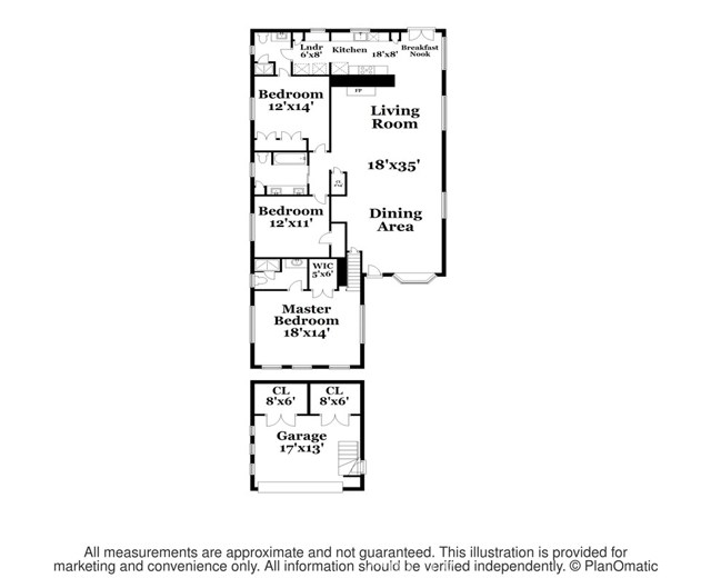 dimensions of rooms total square feet is 1653