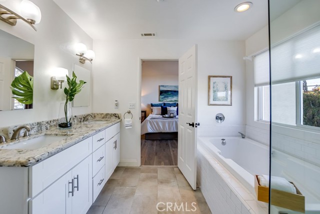 Bright and light Primary Bathroom