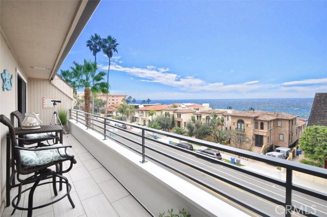 Spectacular ocean views from the main level balcony