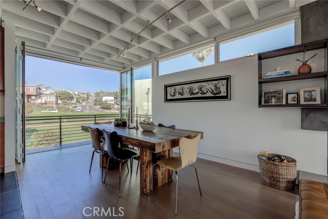 Dining room with views