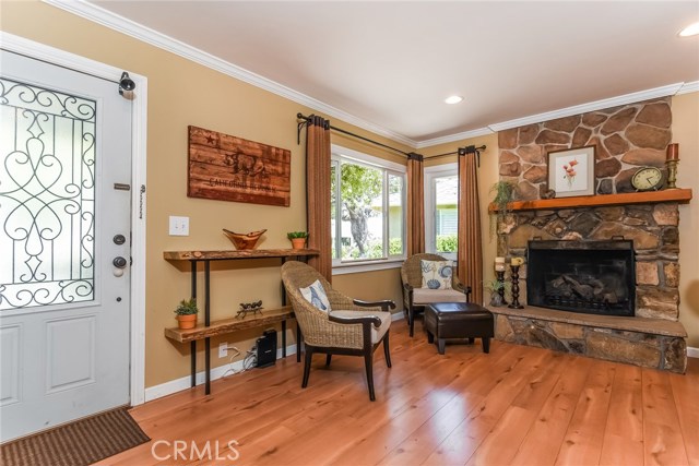 Living Room with Fireplace
