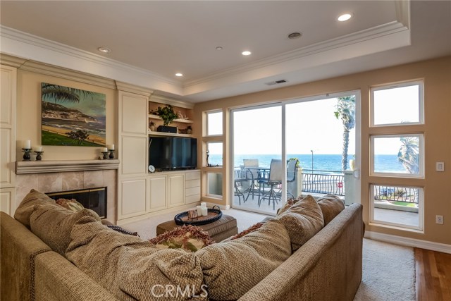 Views from living room, dining room, and kitchen.