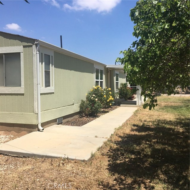 concrete sidewalks all around