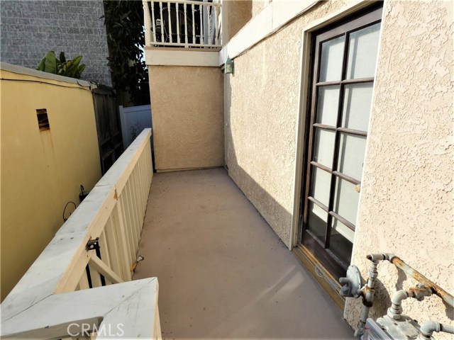 Rear entrance with French door perfect for coming home from sandy beach.