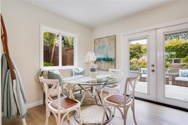 Breakfast nook to enjoy your morning coffee.