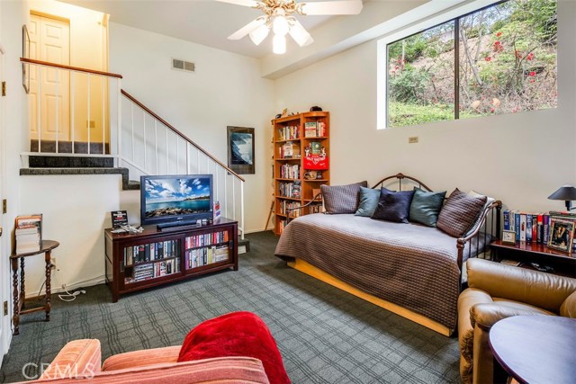 family room adjacent to fourth bedroom