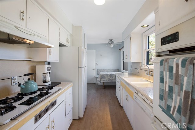 Kitchen with dining nook.