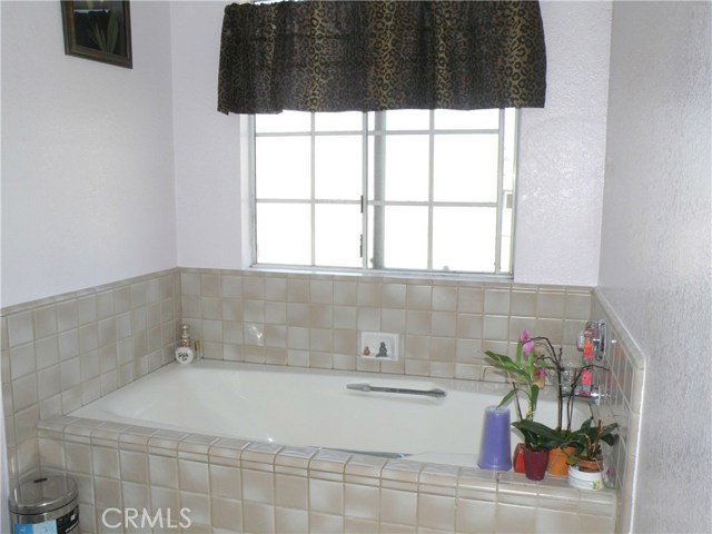 Master bath with separate shower and bath tub