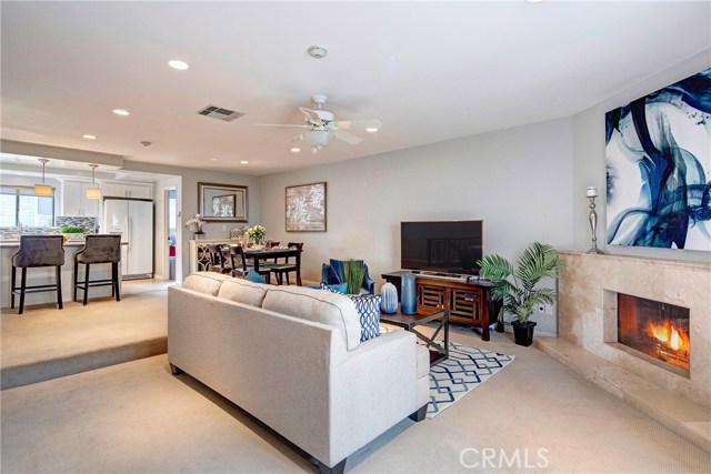 Stunningly remodeled, completely turnkey. Recessed lights, fireplace, bright open floor plan. Absolutely beautiful kitchen, main level bathroom. Living room opens to private patio. Stunningly remodeled, completely turnkey. Recessed lights, fireplace, bright open floor plan. Absolutely beautiful kitchen, main level bathroom. Living room opens to private patio.