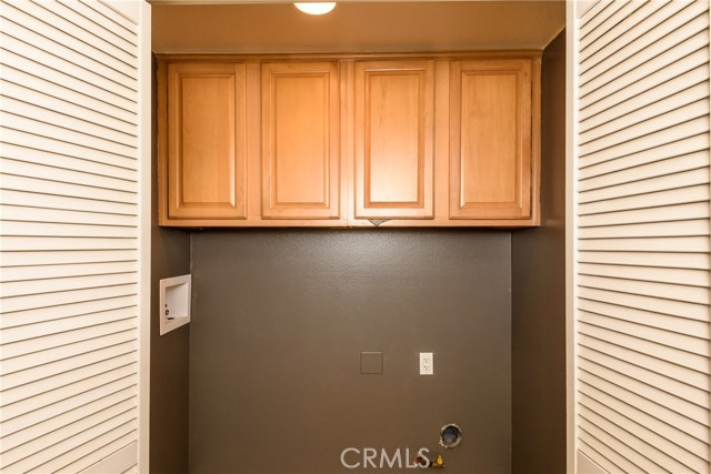 Laundry Closet with Gas Dryer Hook-Up!