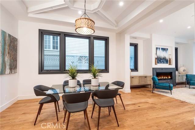 Spacious dining room opens naturally to the Great Room with its 11 foot ceilings.
