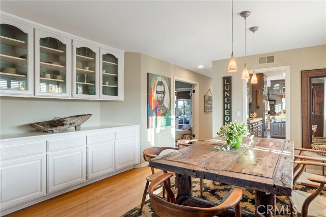 Formal Dining room opens to kitchen
