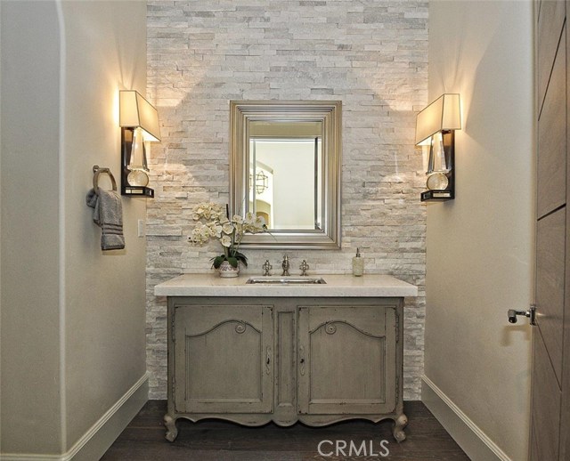 Nicely Designed Powder Room