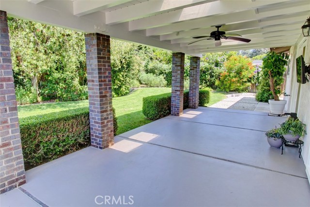 Backyard patio