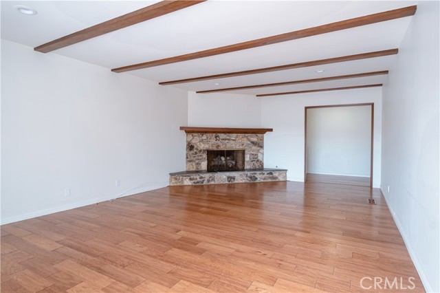 Fireplace in living room