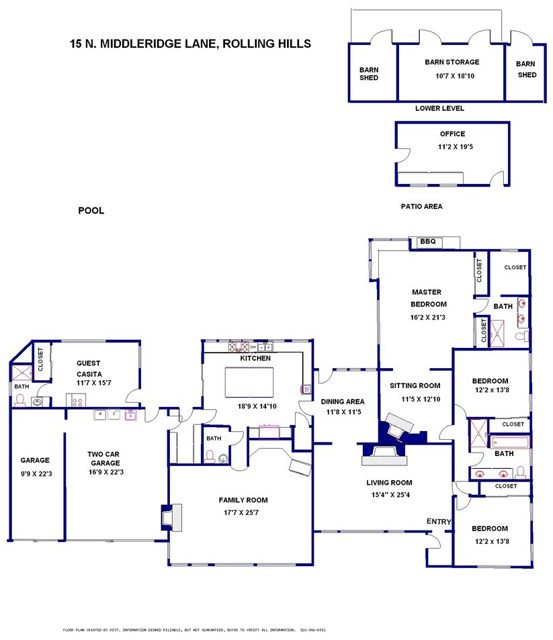 15 Middleridge Lane, Rolling Hills, California 90274, 4 Bedrooms Bedrooms, ,3 BathroomsBathrooms,Residential,Sold,Middleridge,PV20030660