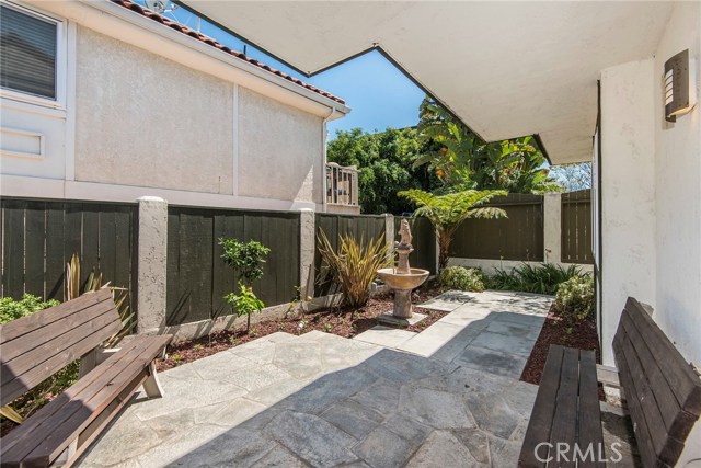 One of three outdoor spaces!