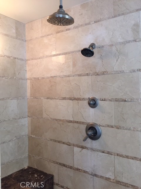 Master shower