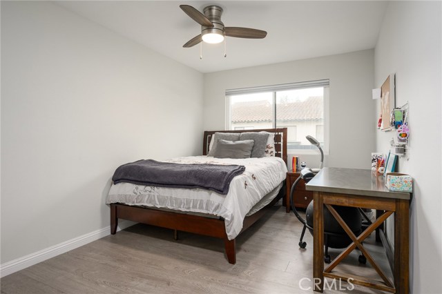 Spacious bedrooms with built ins in the closets