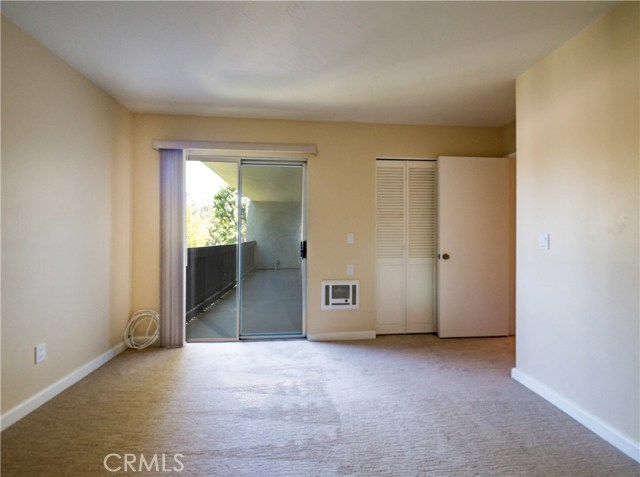 Second bedroom is located at the opposite end of the home and is a master suite as well with its own full bathroom, walk in closet and slider to the balcony with pretty views. Brand new luxurious carpet, big baseboards and smooth ceilings.