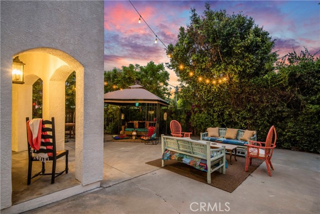  The large patio includes a gazebo, small turf play area & plenty of space to host gatherings.