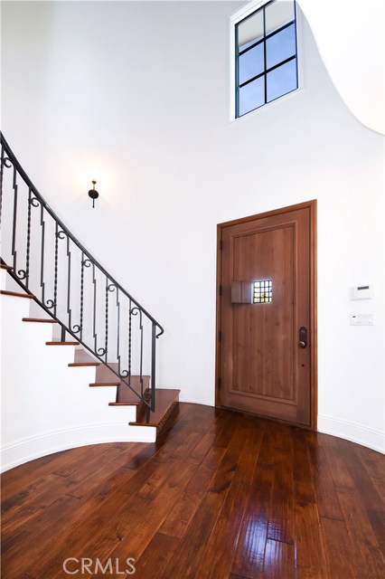 Entry door with staircase to lead you upstairs.