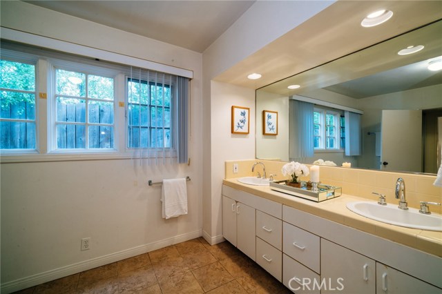 The master bathroom with the potential to be a spectacular en suite repose.