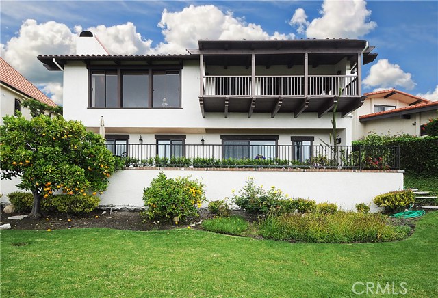 View of the exterior of home from the rear yard.