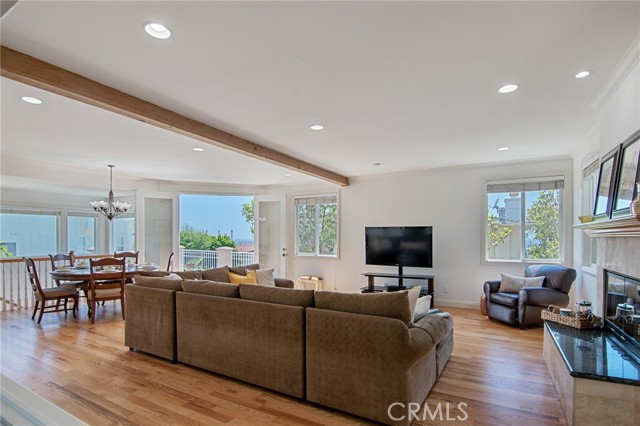 Wide open Family room and Dining Area