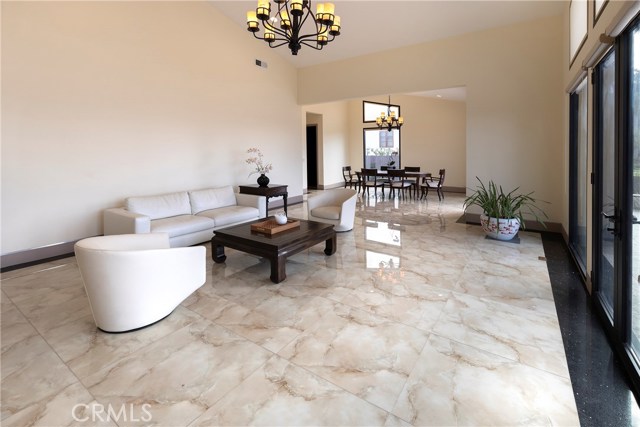 Living Room with Dining Room beyond.