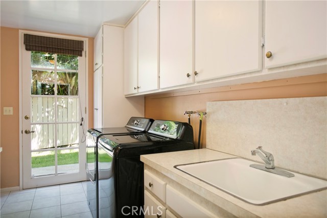 Separate laundry room