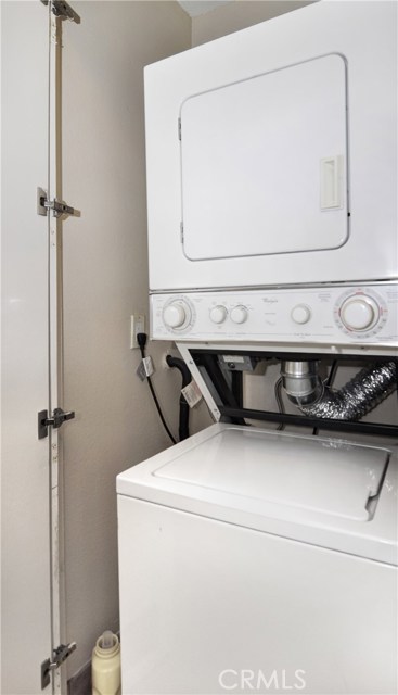 Laundry inside the unit