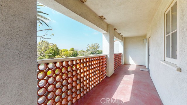 Street side balcony