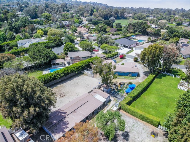 Aerial of the Neighborhood and towards the top of the photo is Nanse Soccer Club and Soccer Field