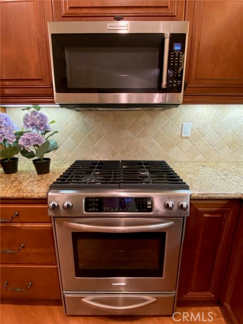 Brand New Stainless Microwave/Convection Oven. Slide In Stainless Stove.