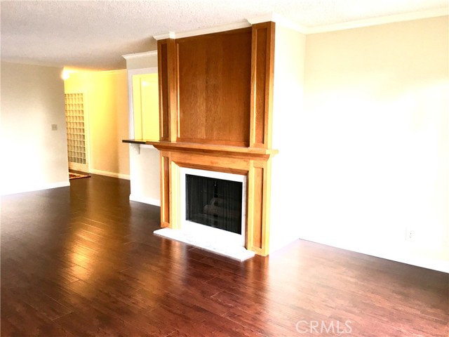 Fireplace in living room