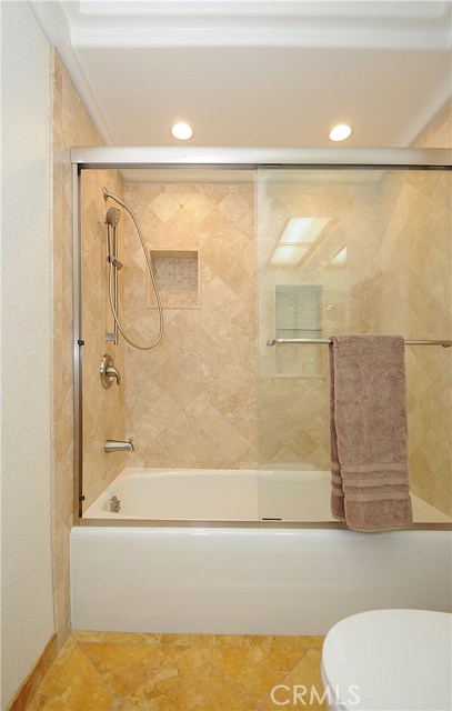 Downstairs tub and shower
