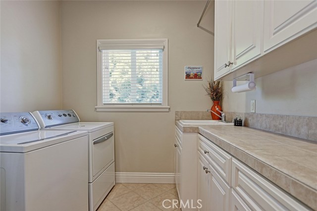 Upstairs laundry room