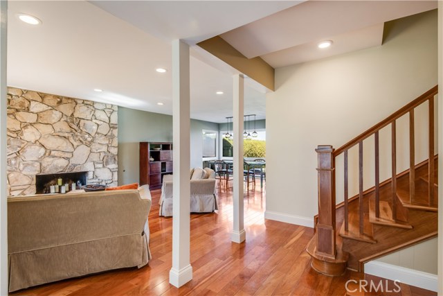 Entry to Living Room and Dining Room