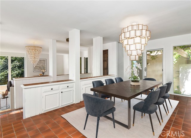 We virtually staged the dining room to showcase the endless possibilities.