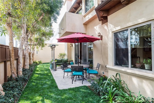 Backyard and patio